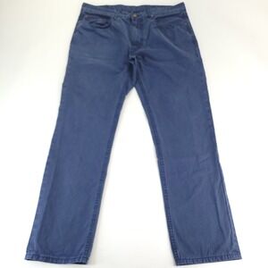 Polo Ralph Lauren Pants Mens 34x30 Meas 34x30 Blue Varick Slim Straight Canvas